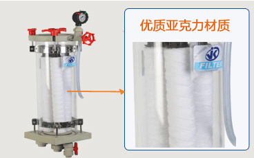 亞克力化學藥液過濾機